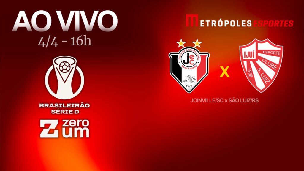 serie-d-zeroum:-metropoles-transmite-joinville-sc-x-sao-luiz-rs