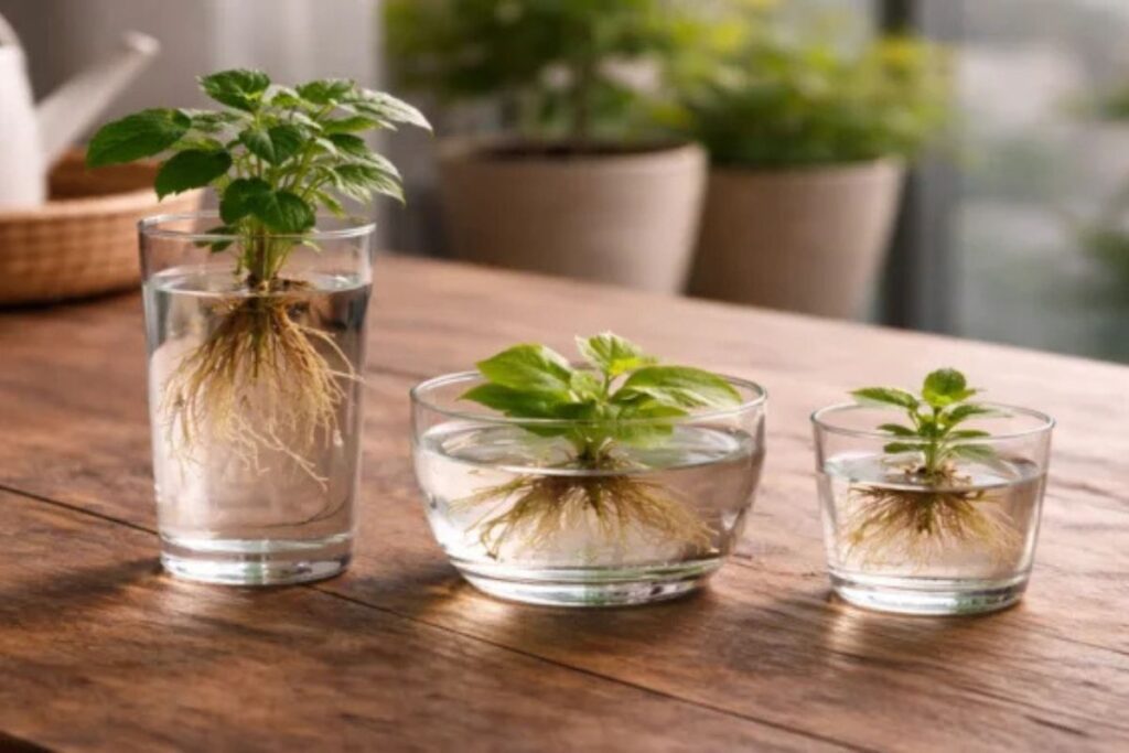 aprenda-truque-com-copo-d’agua-para-ter-ervas-sempre-frescas-em-casa