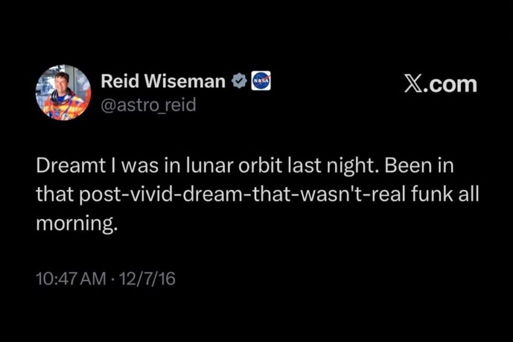vidente?-astronauta-da-artemis-ii-sonhou-que-estava-na-lua-ha-10-anos