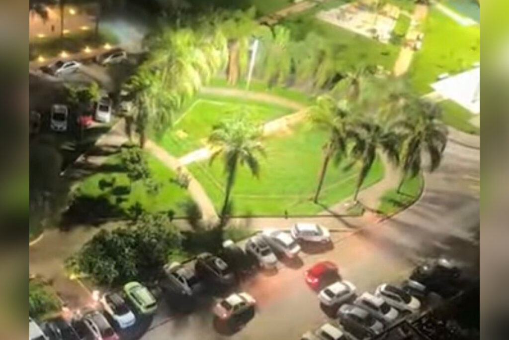 imagens-mostram-momento-em-que-homem-atira-para-o-alto-em-aguas-claras.-veja-video