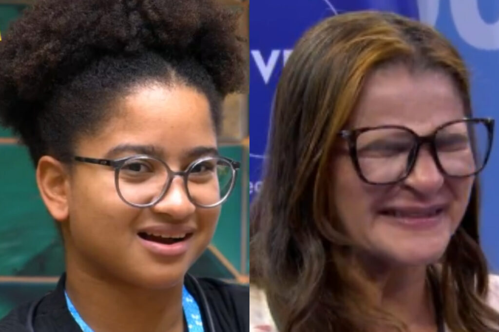 bbb26:-veja-o-momento-em-que-milena-reencontra-a-mae