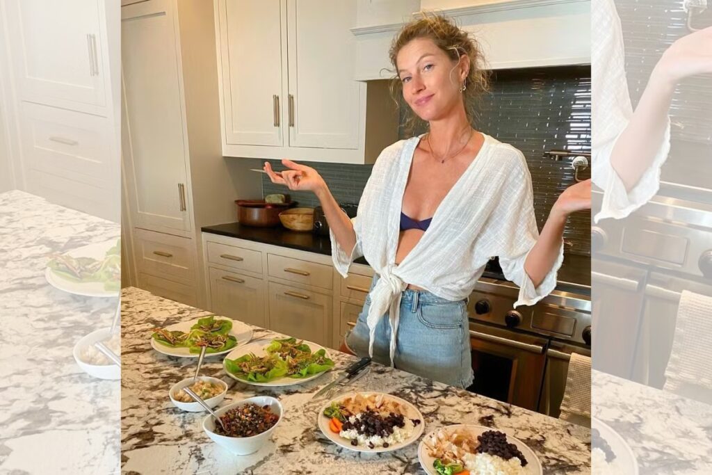 gisele-bundchen-adota-dieta-80/20;-entenda-como-funciona