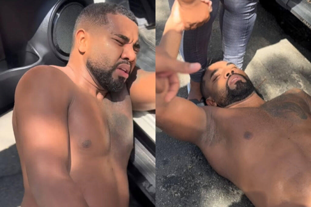 davi-brito-cai-no-chao-e-grita-de-dor-apos-crise-de-caibra.-veja-video