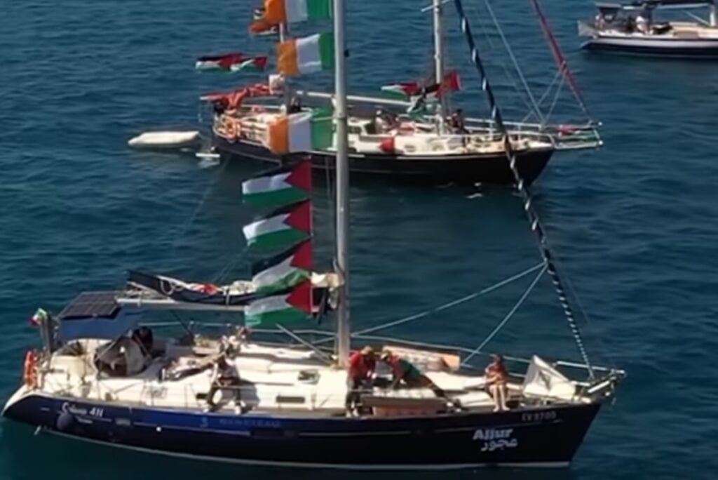 israel-intercepta-flotilha-de-ajuda-a-gaza-em-aguas-internacionais