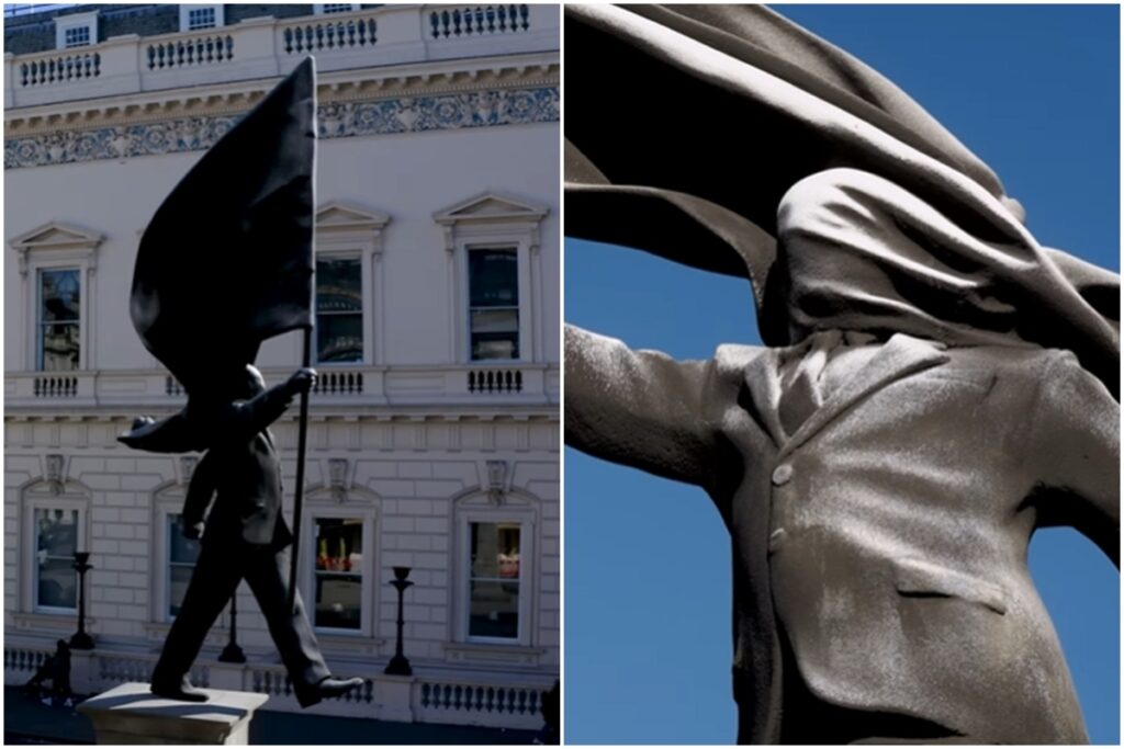londres:-governo-mantera-estatua-de-bansky-acessivel-ao-publico