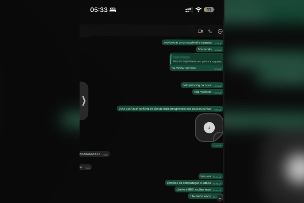 veja-troca-de-mensagens-misoginas-entre-alunos-da-ufmt:-“vou-molestar”