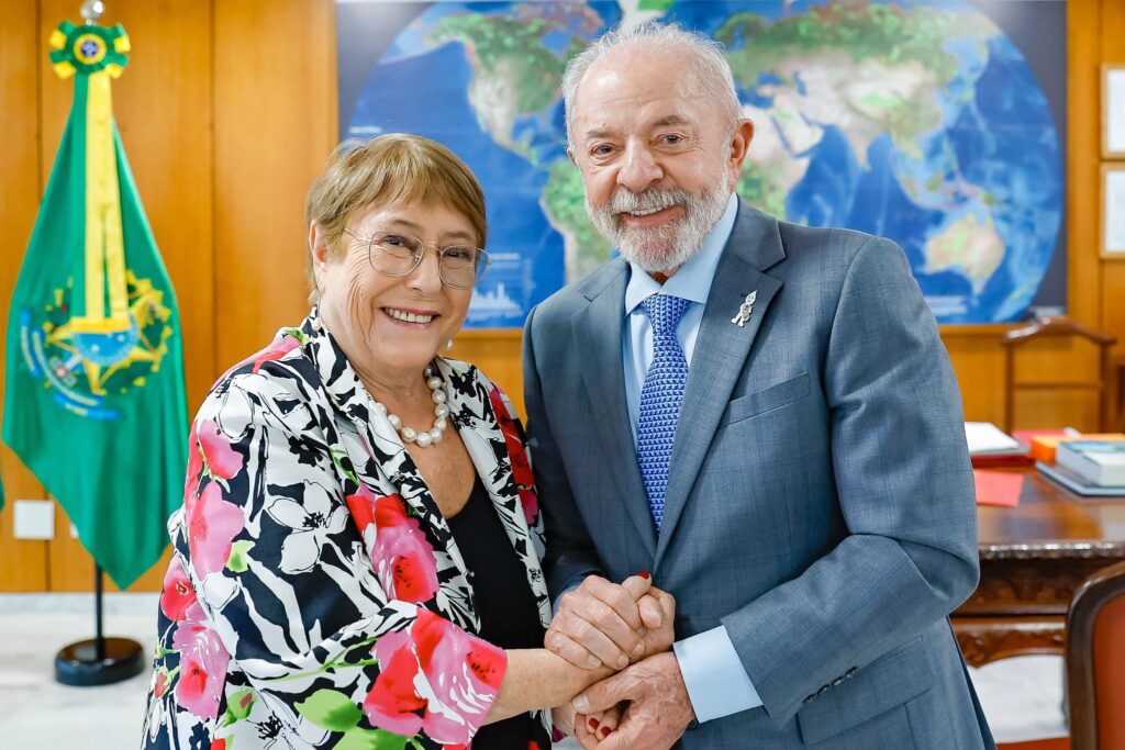 em-meio-a-articulacoes-para-chefia-da-onu,-lula-recebe-bachelet