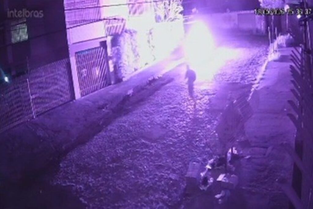 homem-e-flagrado-ateando-fogo-em-carro-durante-a-madrugada-em-bh.-veja-video