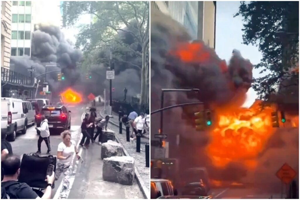 bola-de-fogo:-carro-explode-na-wall-street-e-provoca-panico-em-ny.-video
