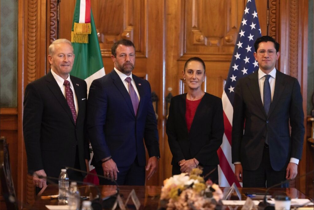 sheinbaum-defende-cooperacao-com-governo-trump:-“um-marco-de-respeito”