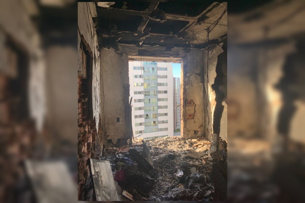 aguas-claras:-veja-como-ficou-apartamento-apos-incendio-que-matou-gata