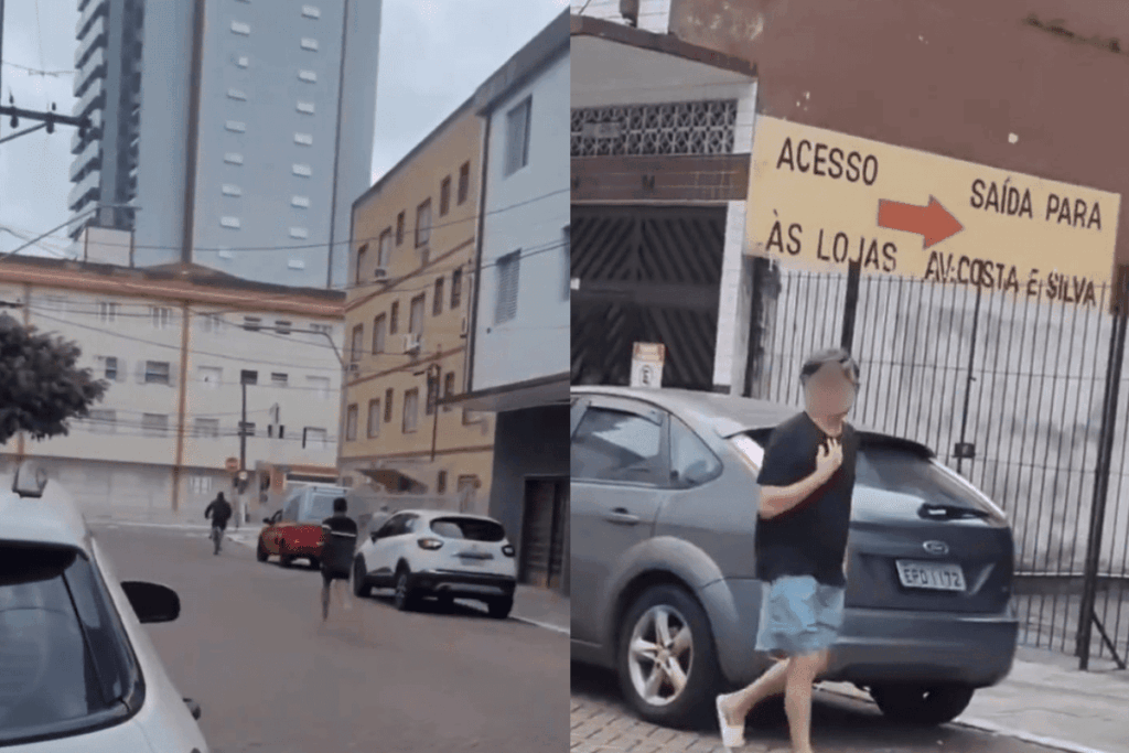 “pega-ladrao”:-bandido-rouba-corrente,-corre-e-leva-para-ciclista.-veja-video