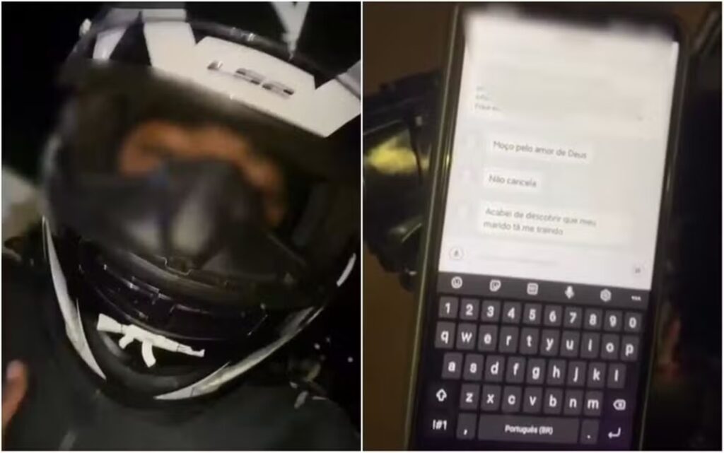 “nao-cancela”,-diz-mulher-que-pediu-moto-de-app-para-flagrar-traicao