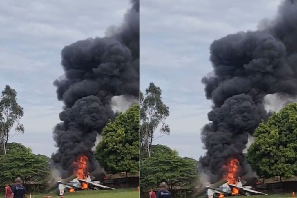 queda-de-aviao-em-campo-de-futebol-deixa-2-mortos-no-interior-de-sp