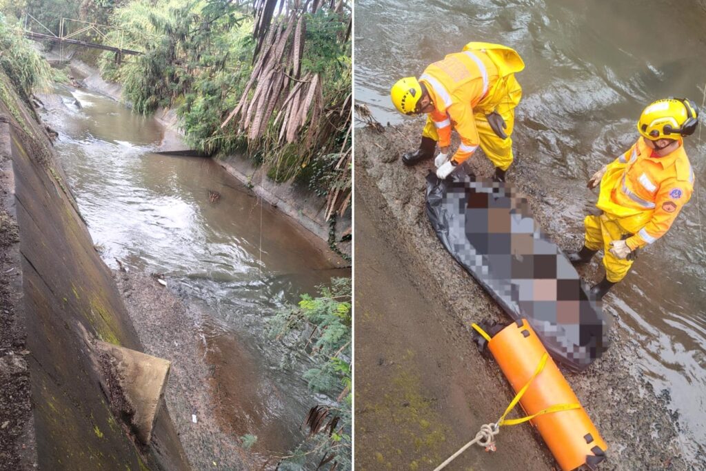 Corpo de homem é encontrado submerso em córrego no interior de MG corpo-de-homem-e-encontrado-submerso-em-corrego-no-interior-de-mg