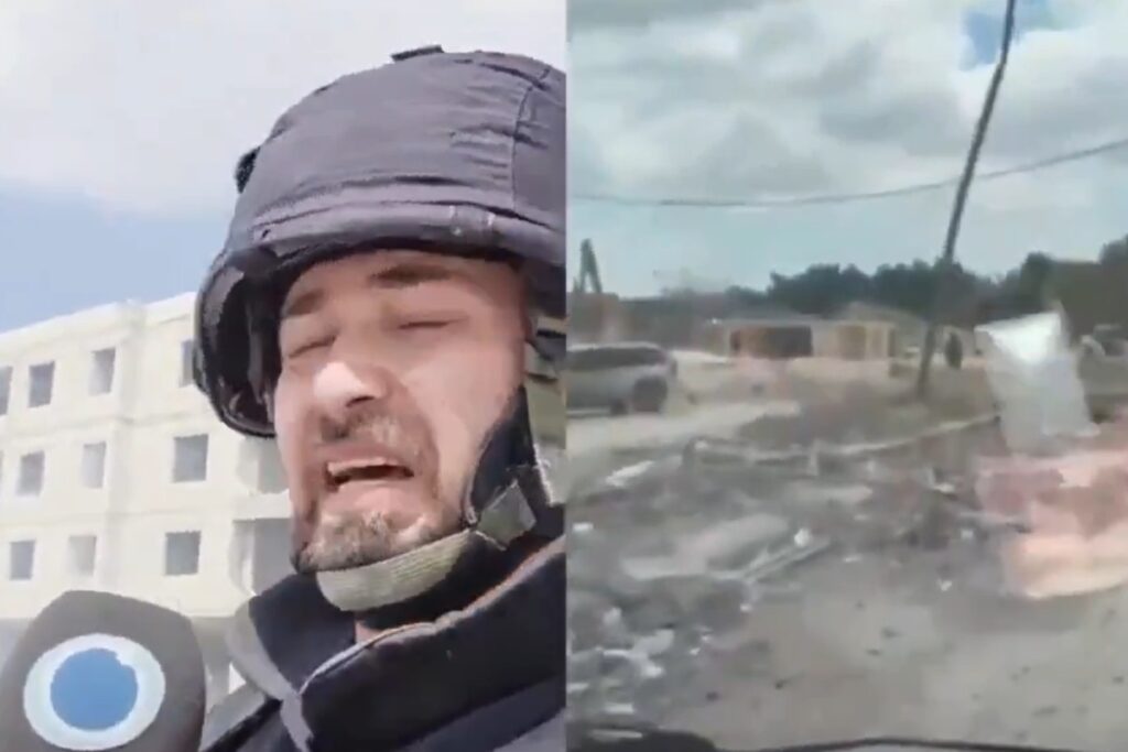 reporter-filma-momento-em-que-e-atingido-por-drone-de-israel-no-libano