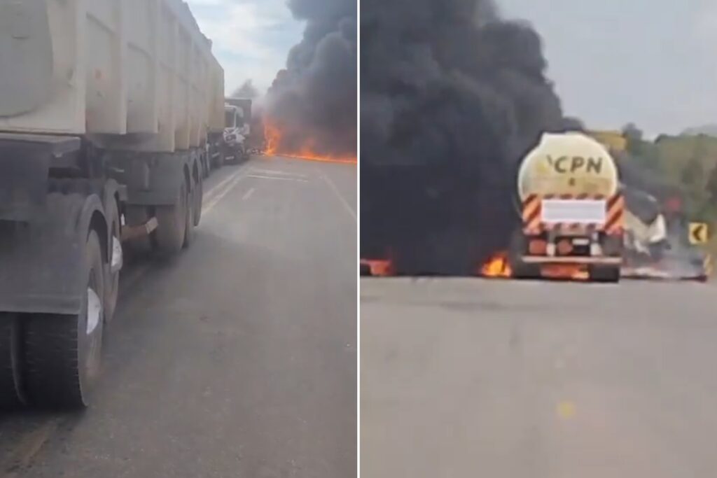 caminhoneira-morre-apos-carreta-explodir-em-acidente-na-br-070