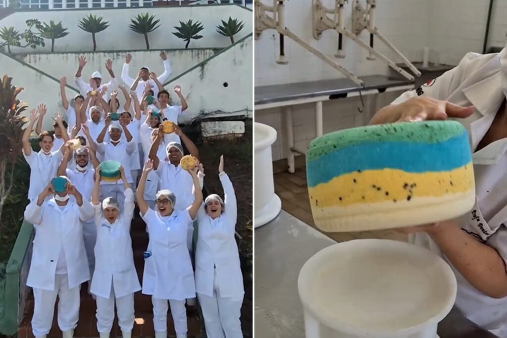 Mineiros criam queijo verde e amarelo para celebrar Seleção Brasileira mineiros-criam-queijo-verde-e-amarelo-para-celebrar-selecao-brasileira