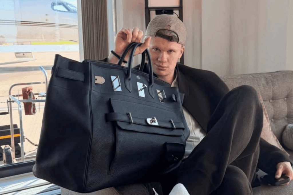 erling-haaland-exibe-colecao-de-bolsas-e-desafia-estereotipos