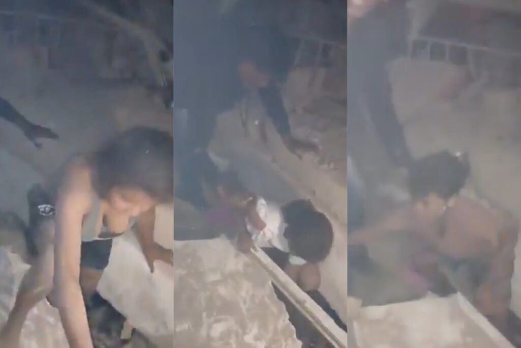 terremotos:-civis-resgatam-3-irmaos-com-vida-de-escombros-na-venezuela