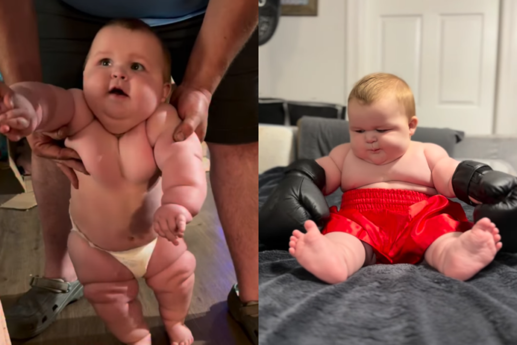 com-15-kg-aos-8-meses,-bebe-ja-veste-roupas-de-criancas-de-5-anos