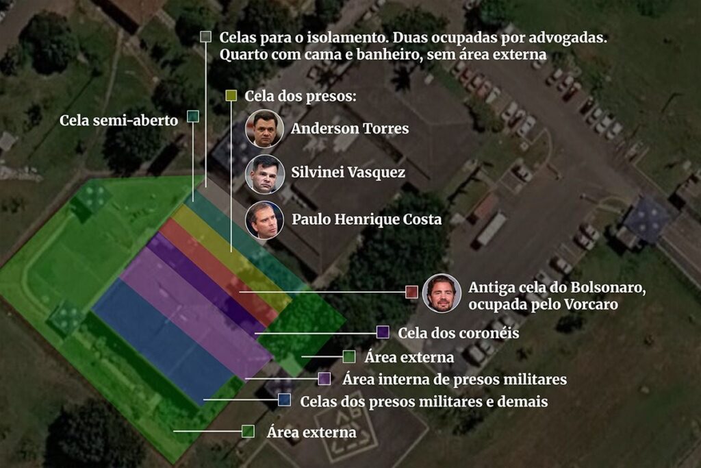 barreira-metalica-evita-contato-de-vorcaro-com-ex-presidente-do-brb-na-papudinha