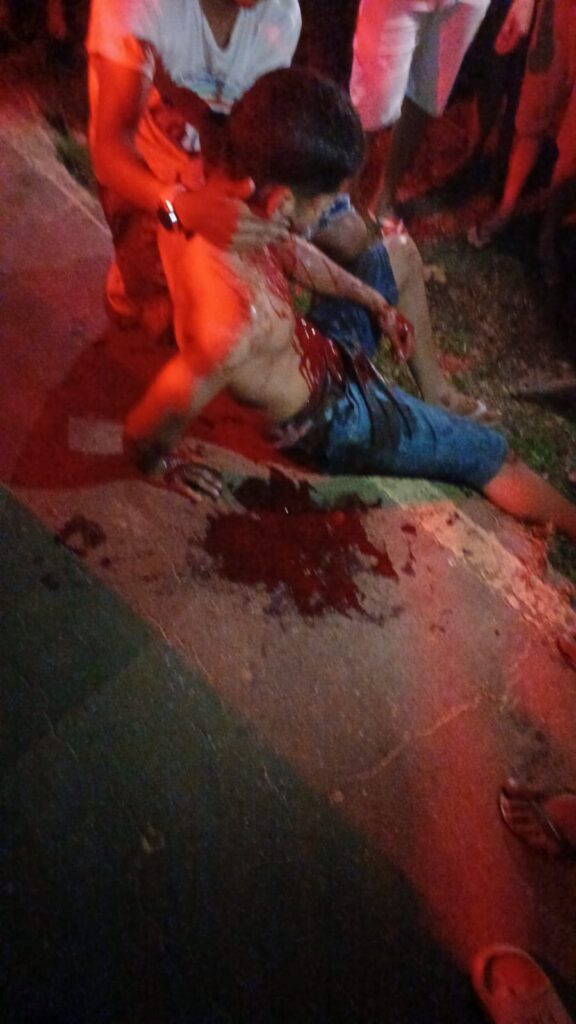 Após tentar matar jovem com duas facadas no pescoço, suspeito é preso pela Polícia Militar de Guajará