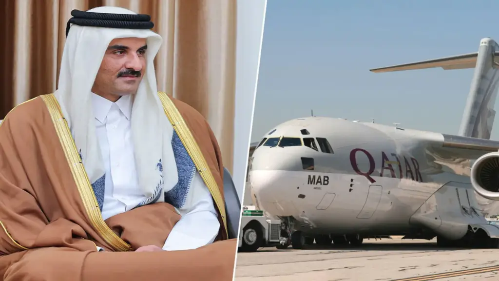 O jato de R$ 2 bilhões do emir do Catar é tão pesado que, ao pousar na Espanha, aeroporto precisou fechar a pista e inspecionar o asfalto após suas incríveis 400 toneladas tocarem o chão