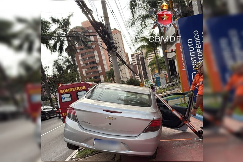 Motorista tem mal súbito, bate o carro e fica ferida em Águas Claras motorista-tem-mal-subito,-bate-o-carro-e-fica-ferida-em-aguas-claras