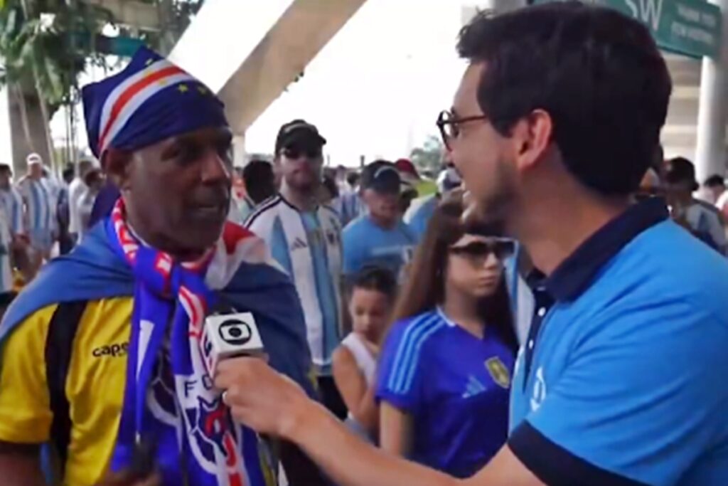 Sem saber, repórter entrevista pai de Vozinha, do Cabo Verde. Vídeo sem-saber,-reporter-entrevista-pai-de-vozinha,-do-cabo-verde.-video