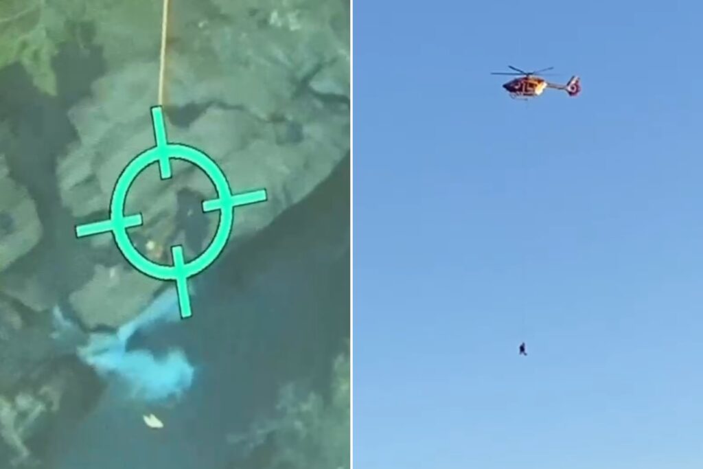 Bombeiro faz rapel em helicóptero para resgatar mulher em trilha de MG bombeiro-faz-rapel-em-helicoptero-para-resgatar-mulher-em-trilha-de-mg