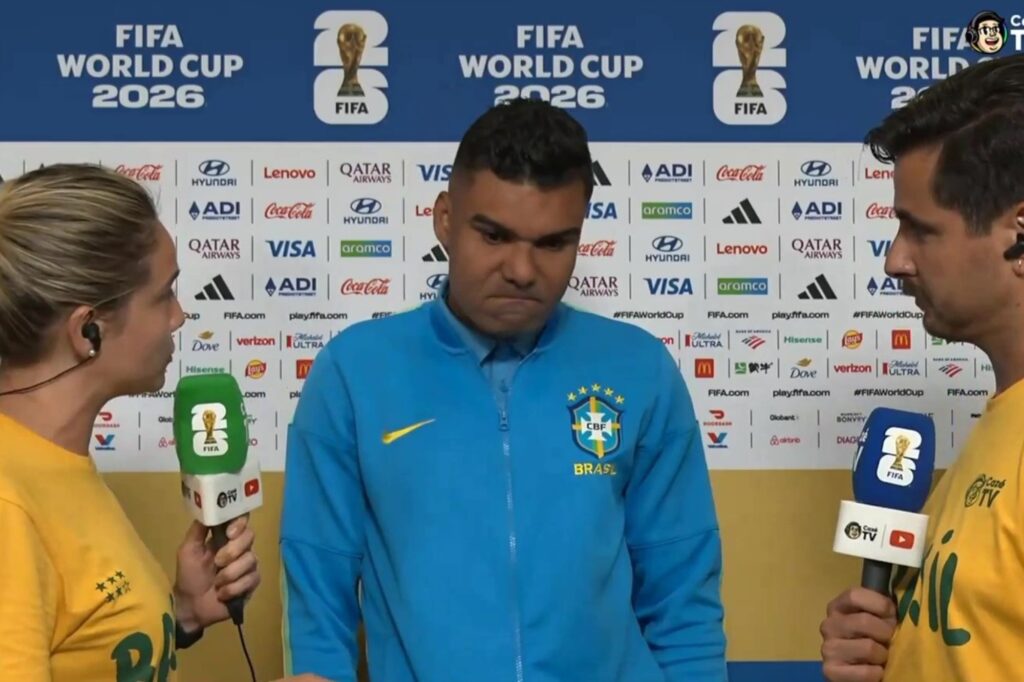 Casemiro chora em entrevista após eliminação do Brasil na Copa casemiro-chora-em-entrevista-apos-eliminacao-do-brasil-na-copa