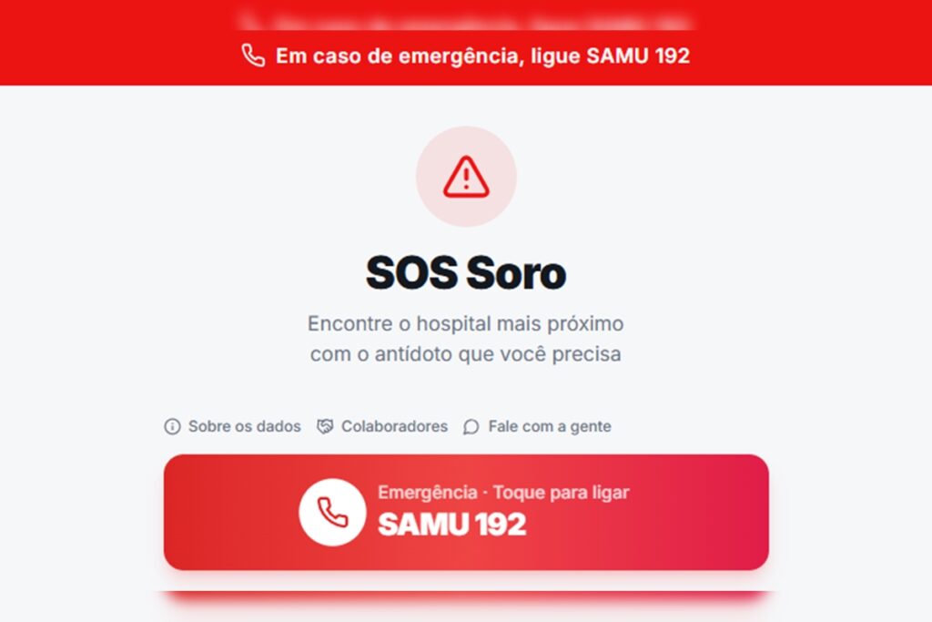SOS Soro: morador do DF cria site que pode salvar vítimas de picadas sos-soro:-morador-do-df-cria-site-que-pode-salvar-vitimas-de-picadas