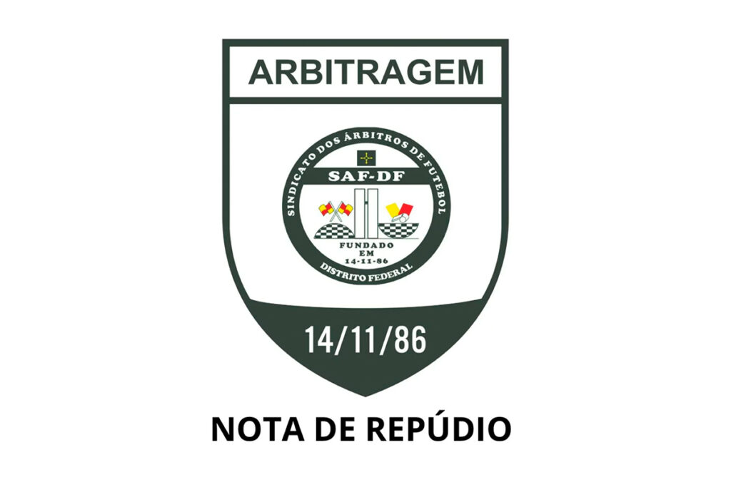Sindicato de Árbitros do DF se manifesta após agressão a profissional sindicato-de-arbitros-do-df-se-manifesta-apos-agressao-a-profissional