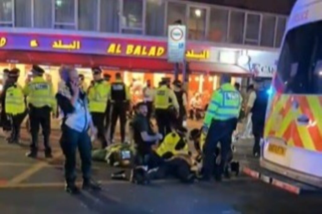 tumulto-apos-vitoria-da-franca-termina-em-4-presos-e-policial-ferido