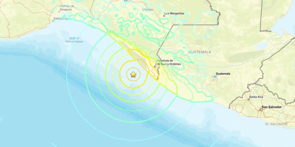 Terremoto de magnitude 7,4 atinge Puerto Madero, no México terremoto-de-magnitude-7,4-atinge-puerto-madero,-no-mexico