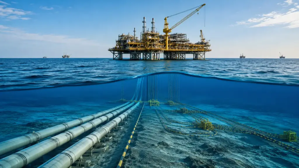 US$ 6,2 bilhões no meio do mar: gigante aprova megaobra de gasoduto com 14 poços sobre um dos campos de petróleo mais antigos dos Emirados