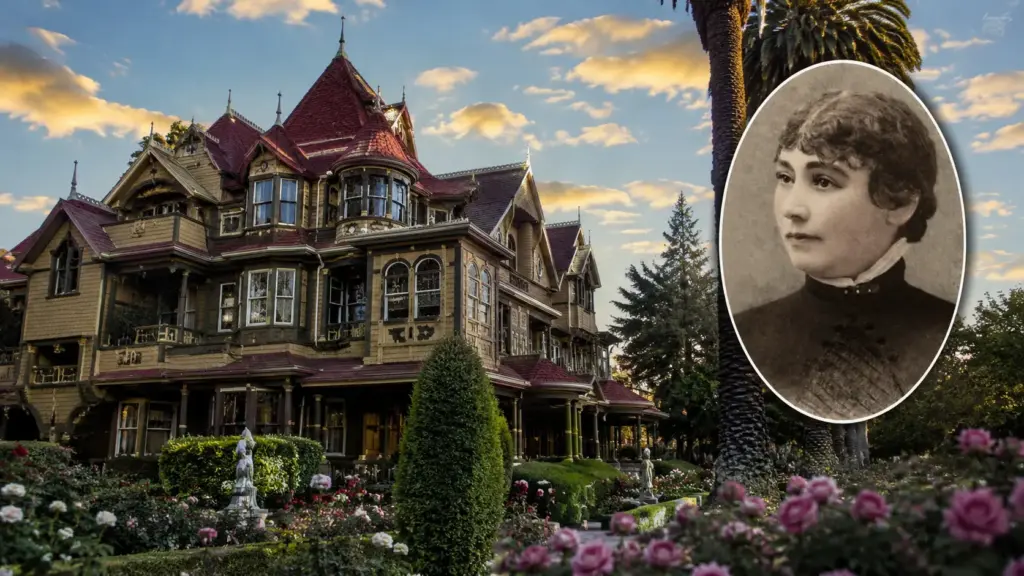 Sarah Winchester herdou fortuna dos rifles mais famosos dos Estados Unidos e passou quase 40 anos ampliando uma mansão de 160 cômodos cercada por lendas sobre fantasmas