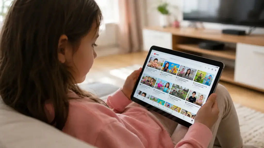 Vídeos infantis feitos com inteligência artificial invadem o YouTube, confundem realidade e fantasia e acendem alerta sobre atenção, criatividade e desenvolvimento das crianças Vídeos infantis feitos com inteligência artificial invadem o YouTube, confundem realidade e fantasia e acendem alerta sobre atenção, criatividade e desenvolvimento das crianças