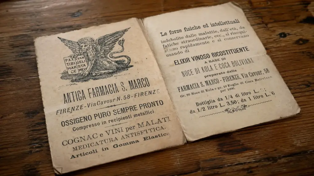 Muito antes da Coca-Cola conquistar o mundo, frades de Florença já misturavam folhas de coca, noz de cola e vinho em um elixir contra a fadiga Muito antes da Coca-Cola conquistar o mundo, frades de Florença já misturavam folhas de coca, noz de cola e vinho em um elixir contra a fadiga
