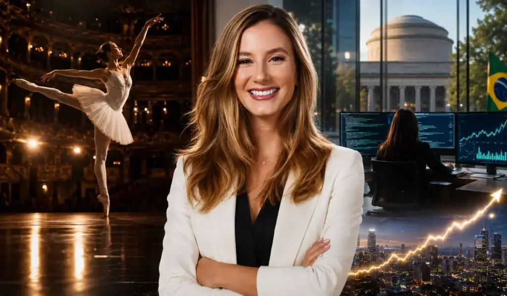 Brasileira que dançou balé profissional na Europa troca os palcos pela computação no MIT, cofunda startup de R$ 58,8 bilhões e se torna, aos 29 anos, a mulher mais jovem do mundo a construir fortuna bilionária Brasileira que dançou balé profissional na Europa troca os palcos pela computação no MIT, cofunda startup de R$ 58,8 bilhões e se torna, aos 29 anos, a mulher mais jovem do mundo a construir fortuna bilionária