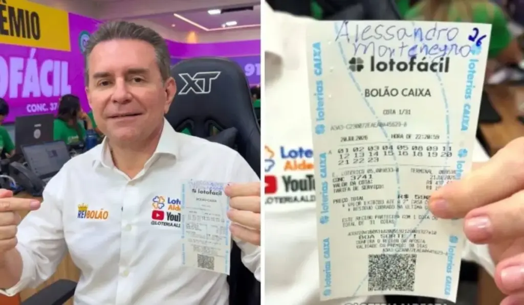 Homem conhecido como “Rei do Bolão” ganha na loteria pela 8ª vez em sete meses, transforma R$ 590 em R$ 465 mil e participa do único jogo que acertou os 15 números da Lotofácil