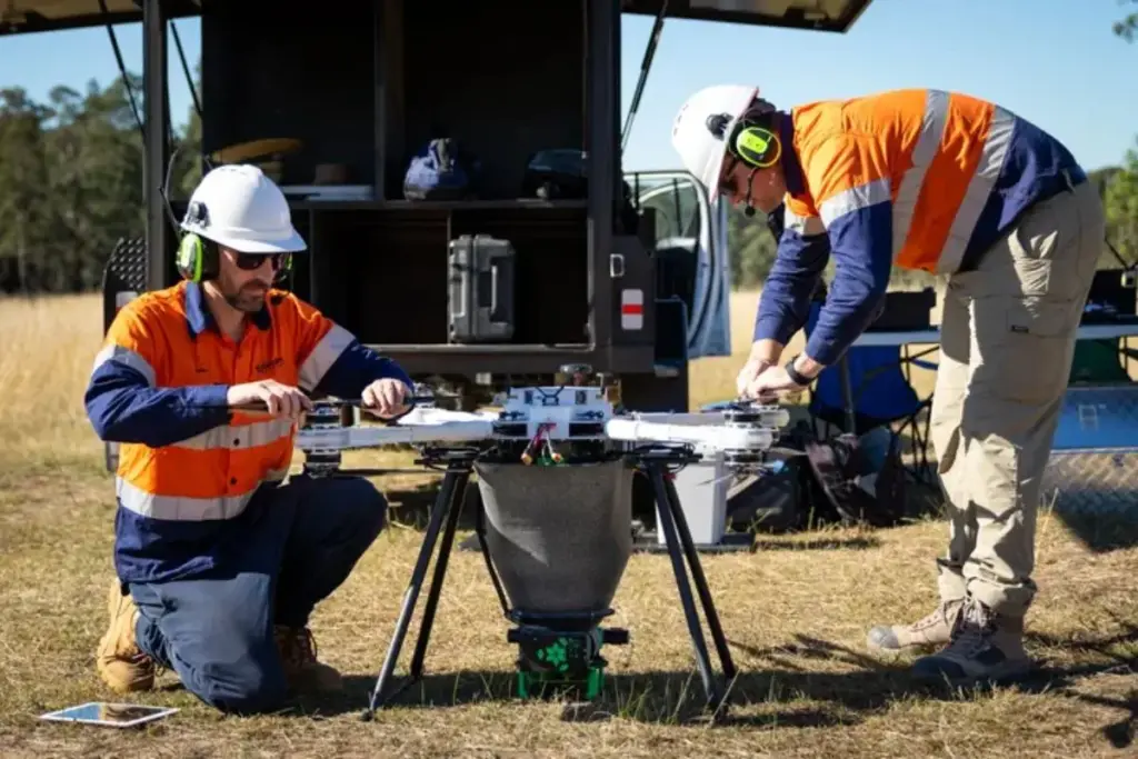 Disparando cápsulas de semente do céu a duas por segundo e mirando 100 mil árvores por dia, os drones de reflorestamento que a Airbus ajudou a financiar com US$ 10 milhões acabaram em liquidação