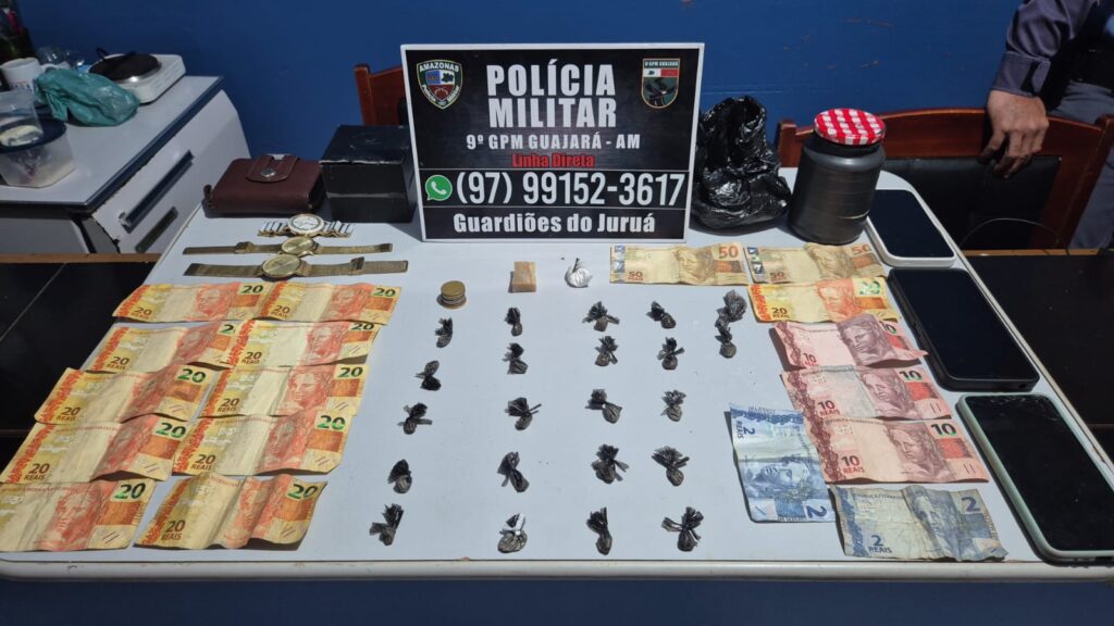 Grávida de 8 meses é presa por tráfico de drogas no bairro Mata Burro, em Guajará