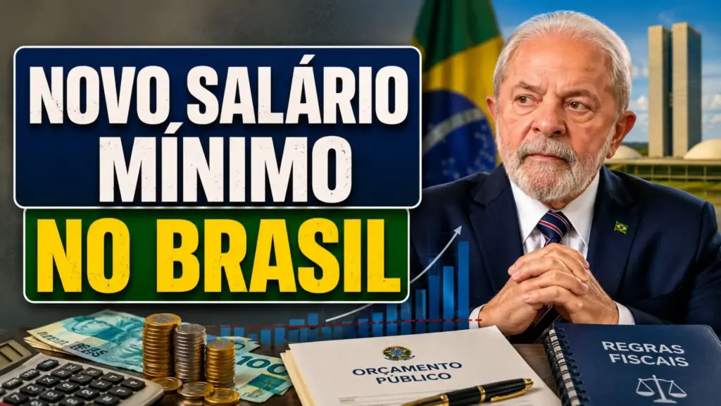 Novo salário mínimo no Brasil: Lula prepara mudança que pode elevar o piso nos próximos anos, alterar aposentadorias e benefícios e mexer com o bolso de milhões, mas uma regra fiscal pode limitar o avanço Novo salário mínimo no Brasil: Lula prepara mudança que pode elevar o piso nos próximos anos, alterar aposentadorias e benefícios e mexer com o bolso de milhões, mas uma regra fiscal pode limitar o avanço