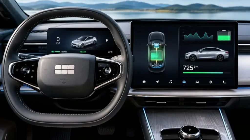 Montadora chinesa no Brasil entra para o Guiness com sedan elétrico que faz 8,2 kWh/100 km, alcança até 725 km de autonomia, acelera de 0 a 100 km/h em 3,8 s e bate recorde com drift de 46 km Montadora chinesa no Brasil entra para o Guiness com sedan elétrico que faz 8,2 kWh/100 km, alcança até 725 km de autonomia, acelera de 0 a 100 km/h em 3,8 s e bate recorde com drift de 46 km
