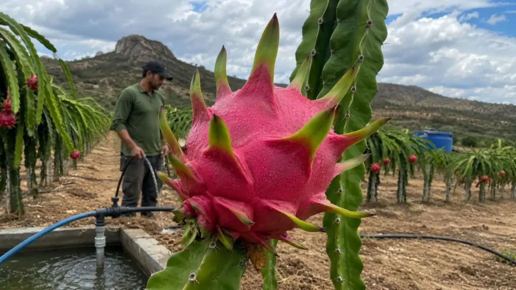 Especialista em cibersegurança voltou ao campo no sertão do RN, apostou em pitaya para pagar os custos do sítio, viu a primeira variedade não se adaptar, encontrou uma pitaya roxa que prosperou com água salina e colheu 15 toneladas em 2024 antes de comprar outra propriedade