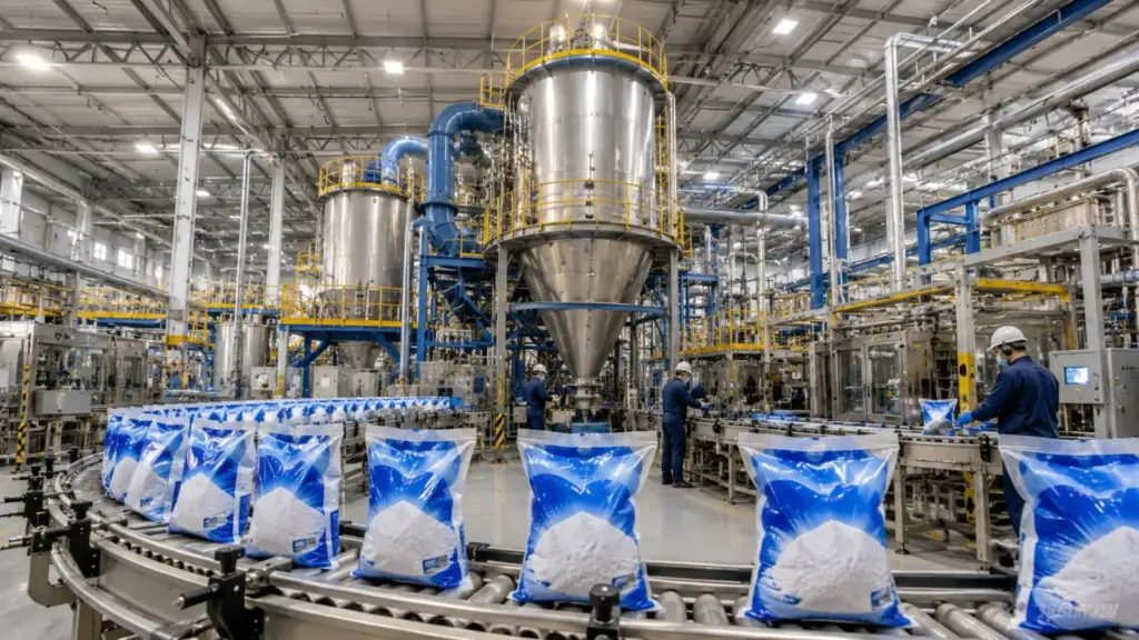 Adeus, Ypê: Brasil ganha fábrica colossal de detergente em pó com investimento de R$ 150 milhões, produção superior a 1,2 milhão de unidades por dia e tecnologia que só líderes do mercado utilizam.