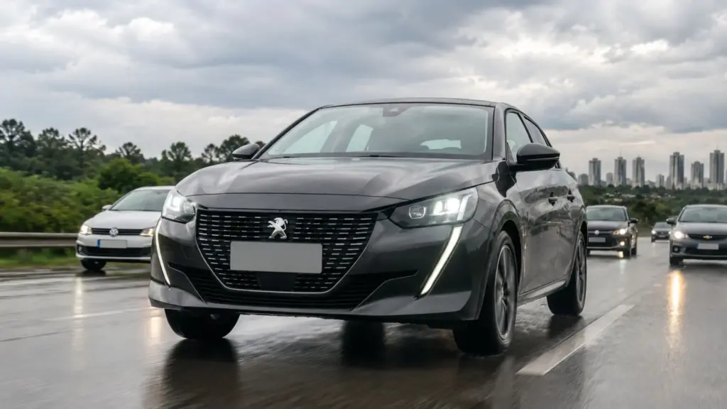 Automático, sofisticado e equipado como carro de categoria superior: com motor 1.6 de até 118 cv, câmbio de 6 marchas, seis airbags, teto panorâmico e consumo de até 15,8 km/l, este hatch usado surge como alternativa tecnológica a Polo, HB20 e Onix; conheça o Peugeot 208 Griffe 2021