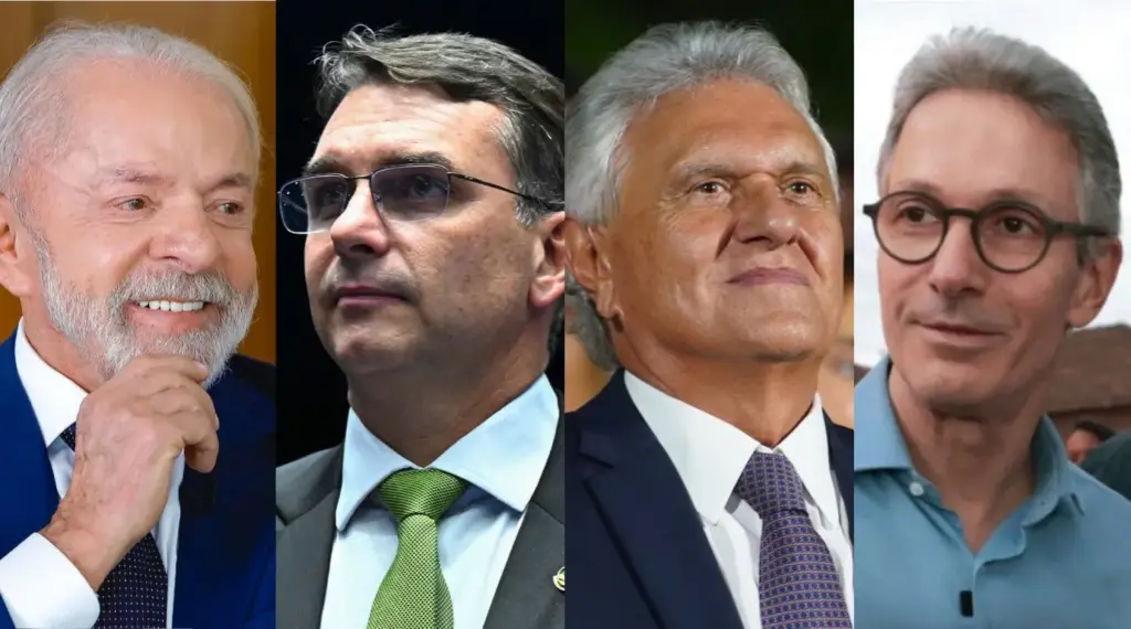 Pesquisa BTG/Nexus indica empate técnico entre Lula, Flávio, Zema e Caiado no 2º turno